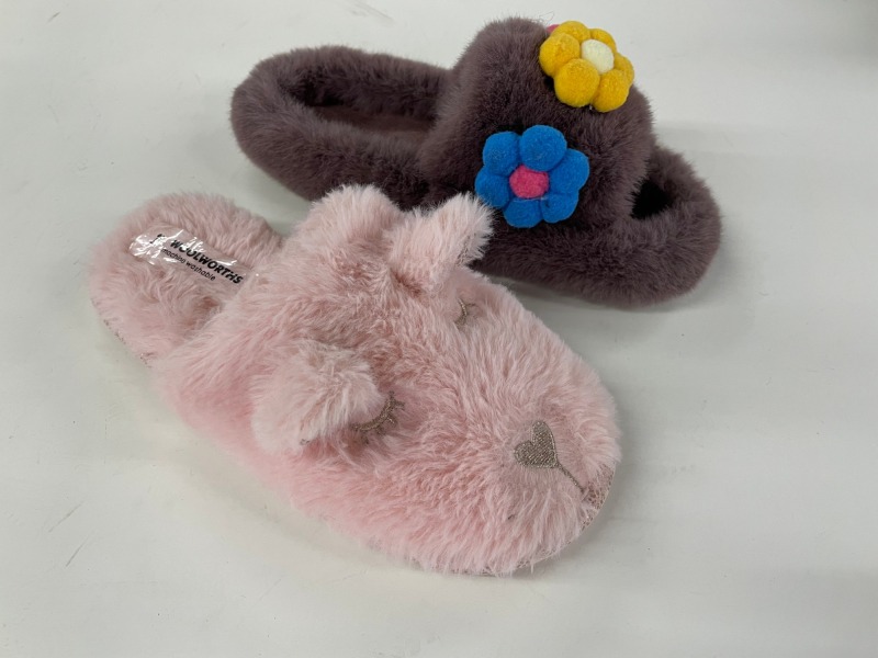 Ladies fur slippers OEM