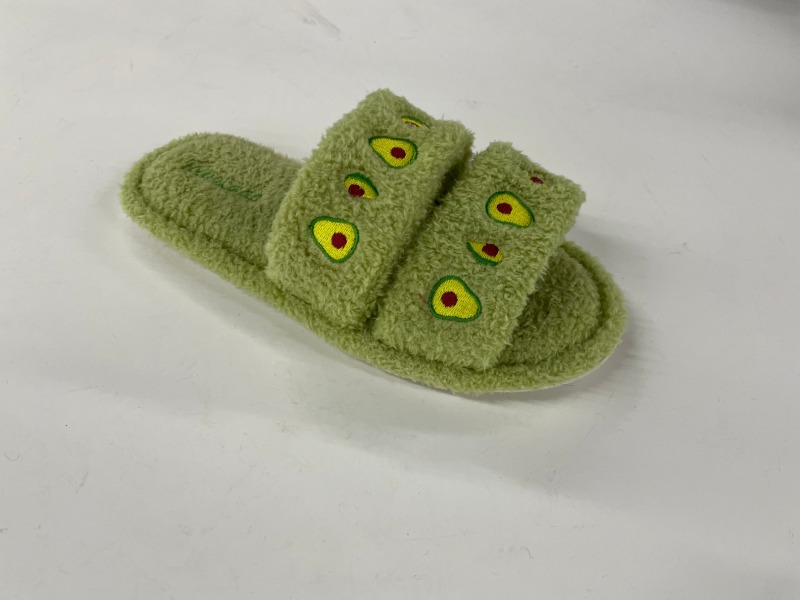 Ladies indoor fur slippers