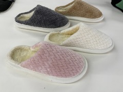 Unisex colorful fur slippers