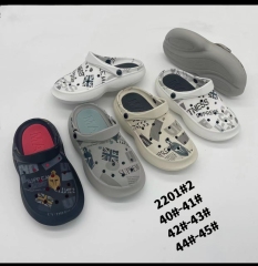 Printing Men eva clogs sandals