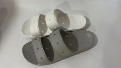 Printing double strap adult slippers