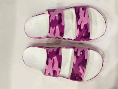 Printing double strap adult slippers