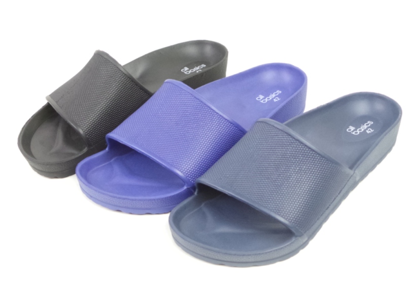 Comfortable Fashion Solid Color Men Casual Cross Slippers,high heel slippers