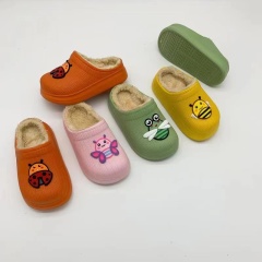 Winter Warm Children Lovely Cute Fur Clogs