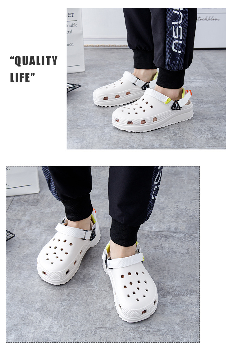 Slippers thick soles anti-skid slippers ,men's sandals thick clogs, chunky sliders