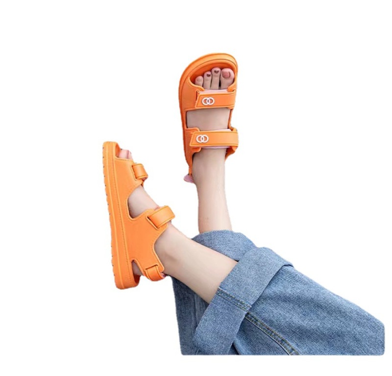 casual women men shoes Fancy new arrive summer platform sandals manufacturers light sole boy and girl flat sandals
