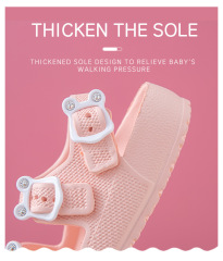 casual kids shoes Fancy new arrive summer platform sandals manufacturers light sole boy and girl flat sandals