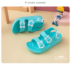 casual kids shoes Fancy new arrive summer platform sandals manufacturers light sole boy and girl flat sandals