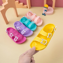 casual kids shoes Fancy new arrive summer platform sandals manufacturers light sole boy and girl flat sandals