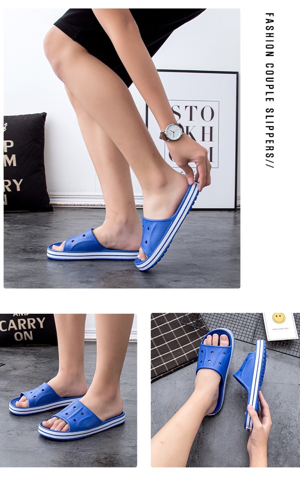 2022Men's flip-flops outdoor EVA soft soles men's bathroom cool slippers Men's home shoes, non-slip massage slippers