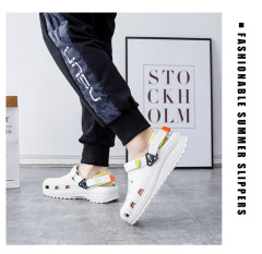 Slippers thick soles anti-skid slippers ,men's sandals thick clogs, chunky sliders