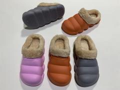 New Winter Comfortable Warm Non Slip Furry Clogs