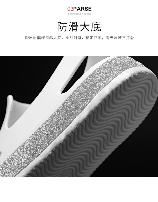 2022 New Biped crocs, chunky sandals, clogs, stylish beach garden shoes for women