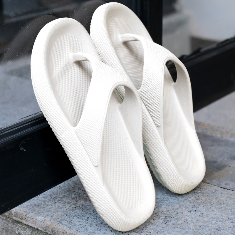 2022 New summer bathroom, home slippers, women's summer chunky flip-flops