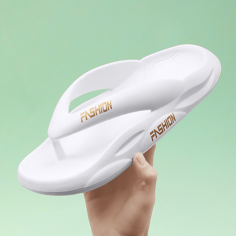 New waterproof clip feet thick soles stepped excrement EVA couples flip-flops fashion indoor outsiders flip-flops