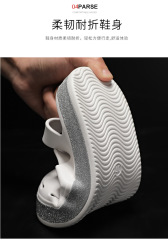 2022 New Biped crocs, chunky sandals, clogs, stylish beach garden shoes for women