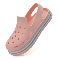 2022 New Biped crocs, chunky sandals, clogs, stylish beach garden shoes for women