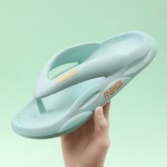 New waterproof clip feet thick soles stepped excrement EVA couples flip-flops fashion indoor outsiders flip-flops