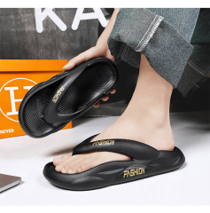 New waterproof clip feet thick soles stepped excrement EVA couples flip-flops fashion indoor outsiders flip-flops