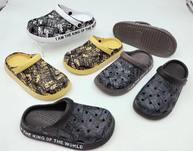 waterproof printed women's clogs men's clog