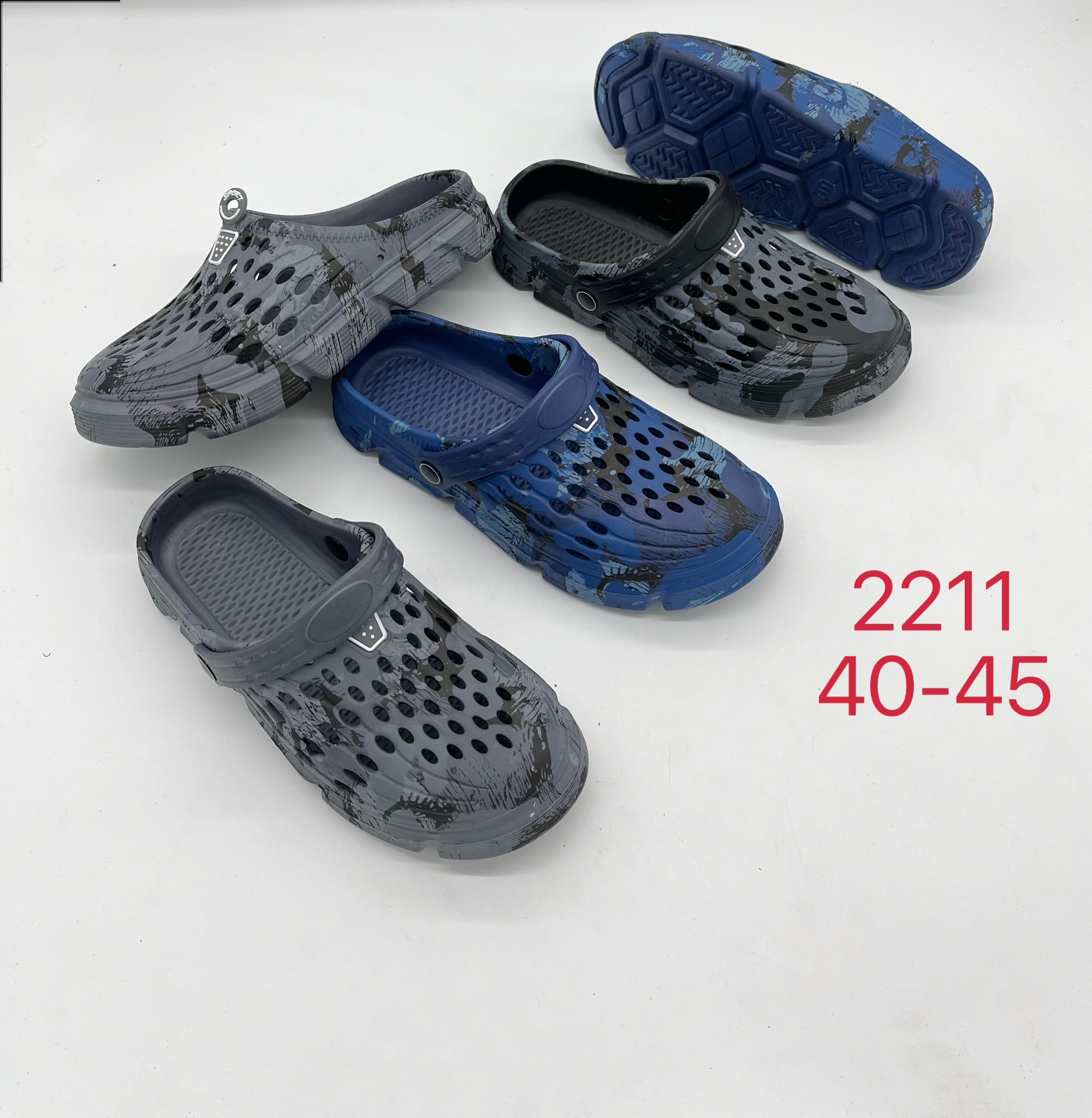 Adult Nice printing EVA clogs for men