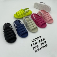 New kids sandals with elastic strap