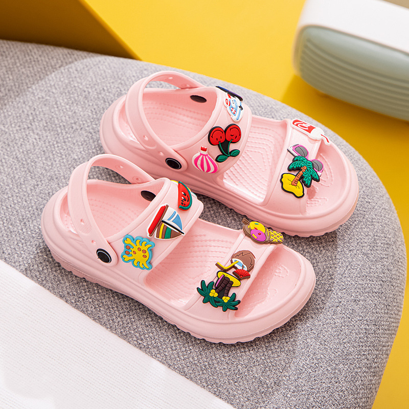 2022 Summer Girls Slippers Kids Sandals Slides Beach Slippers for children