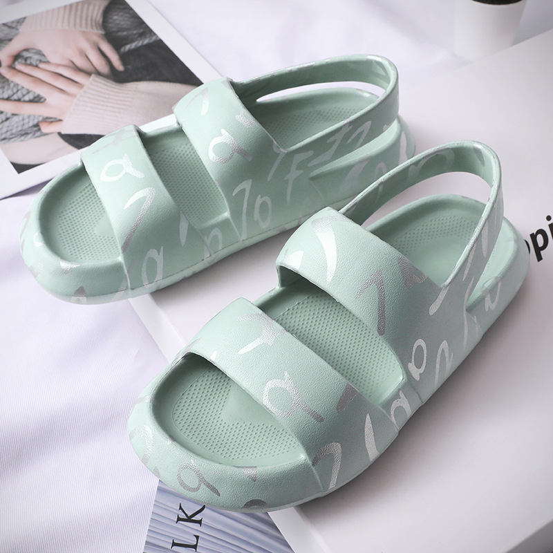 Fancy Women men Slipper Sandal Eva Blank Summer Slides Beach Water Anti Slip Pillow Slide Slippers