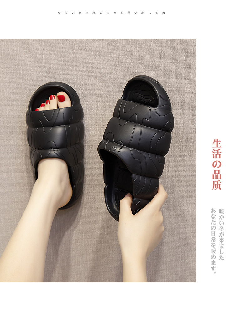 Fancy Women Slipper Sandal Eva Blank Summer Slides Beach Water Anti Slip Pillow Slide Slippers