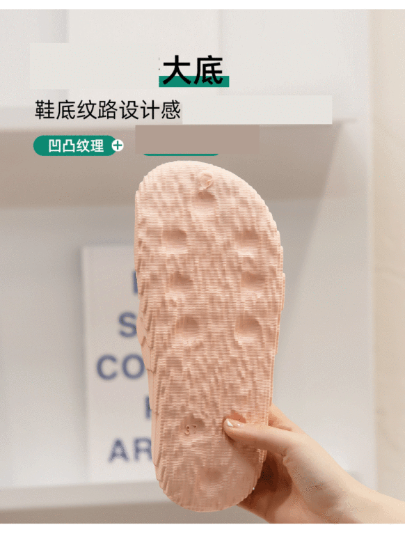 2022 light weight anti-slip Women Sandals Soft Thick Sole house slides pure color Indoor EVA slippers