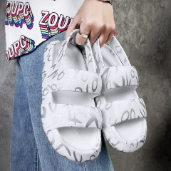 Fancy Women men Slipper Sandal Eva Blank Summer Slides Beach Water Anti Slip Pillow Slide Slippers