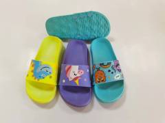 Children's slippers summer new printing cartoon soft bottom indoor non-slip children slippers