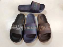 Wholesale Summer Beach Custom Logo PVC Slippers Slides Footwear for Men