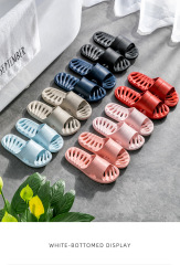 Summer bathroom leaking slippers Ladies hotel sandals home indoor soft bottom Eva slippers