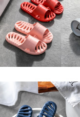Summer bathroom leaking slippers Ladies hotel sandals home indoor soft bottom Eva slippers