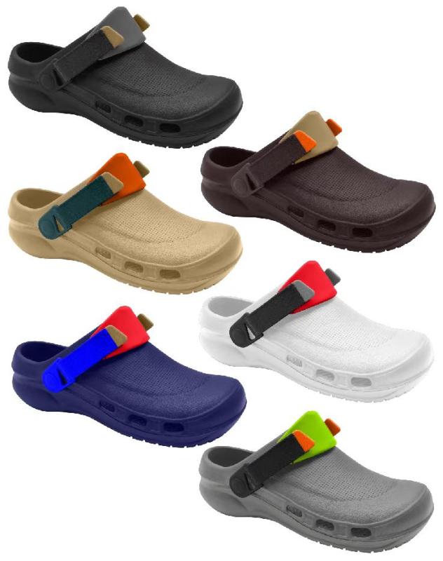 Special strap eva clogs colorful