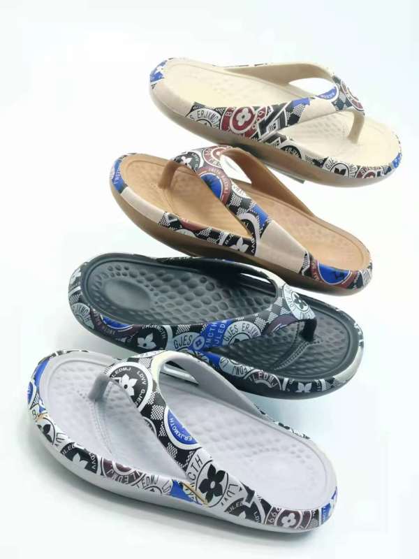 Customised pattern eva flip flops