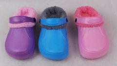 Kid women men beach soft clogs,warm clogs