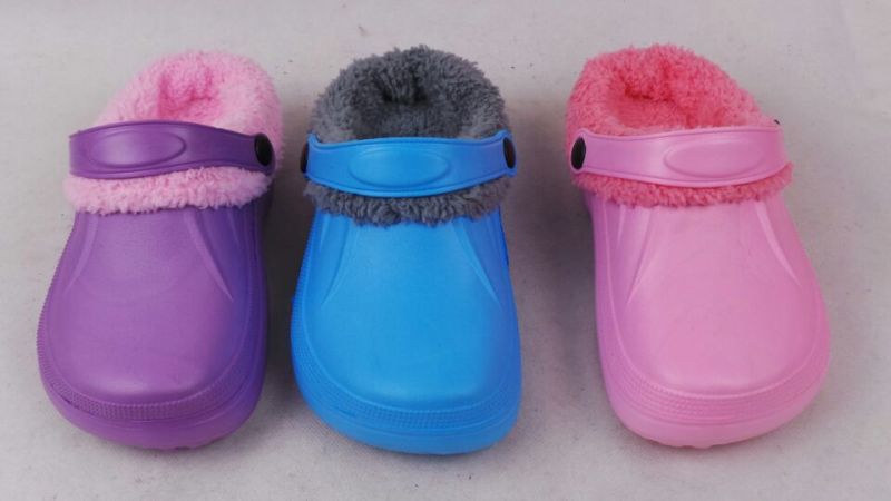 Kid women men beach soft clogs,warm clogs