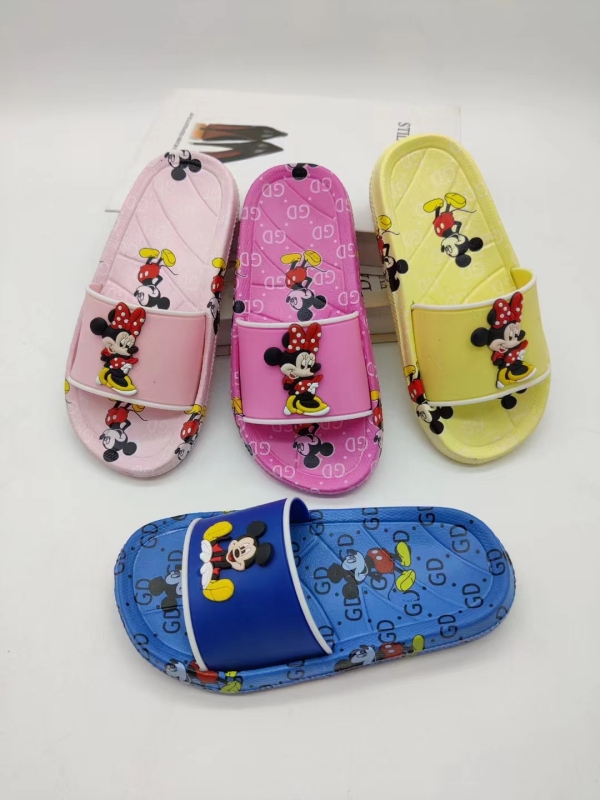 2022 New Summer Cartoon EVA Quality Kids Slippers