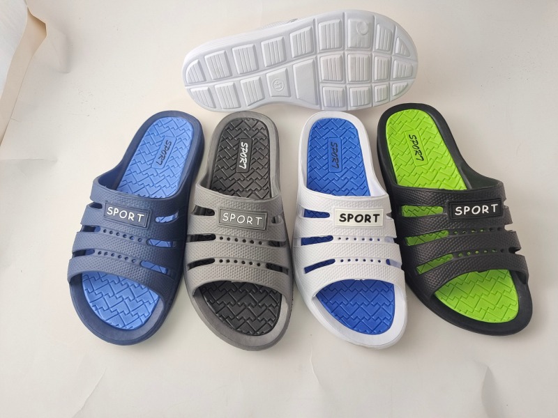 Colorful insole eva men slippers