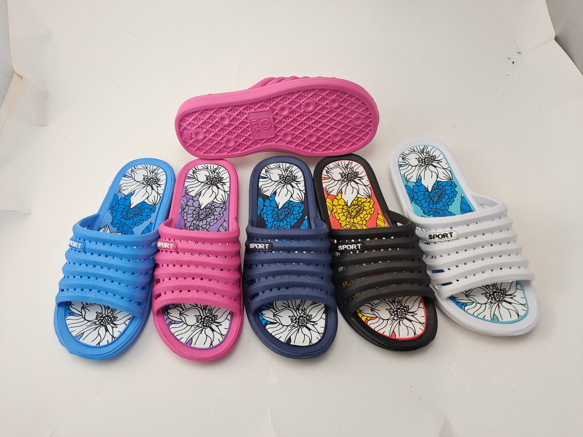 New insole printing eva women slippers