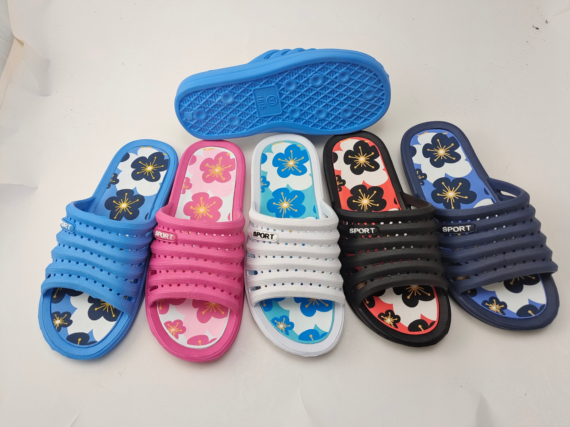 New insole printing eva women slippers