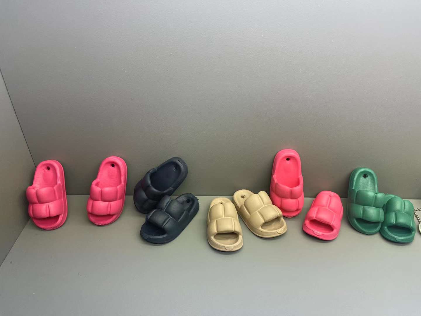 Cute eva shoes key chain