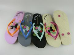 Cheap Custom Logo PE Flip Flops Women's slippers