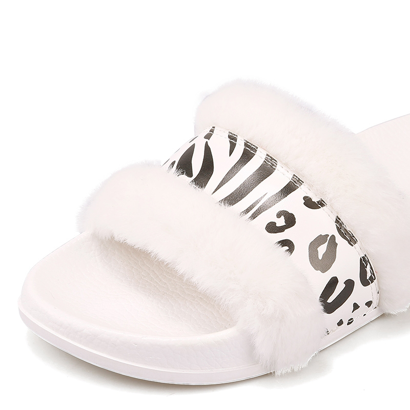 Warm plush eva beauty slippers