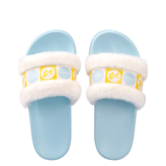 Warm plush eva beauty slippers
