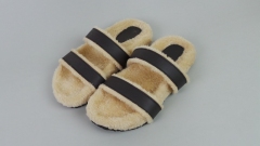 Warm new PU fur slippers