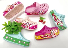 NEW Unisex kids PVC patch Clog