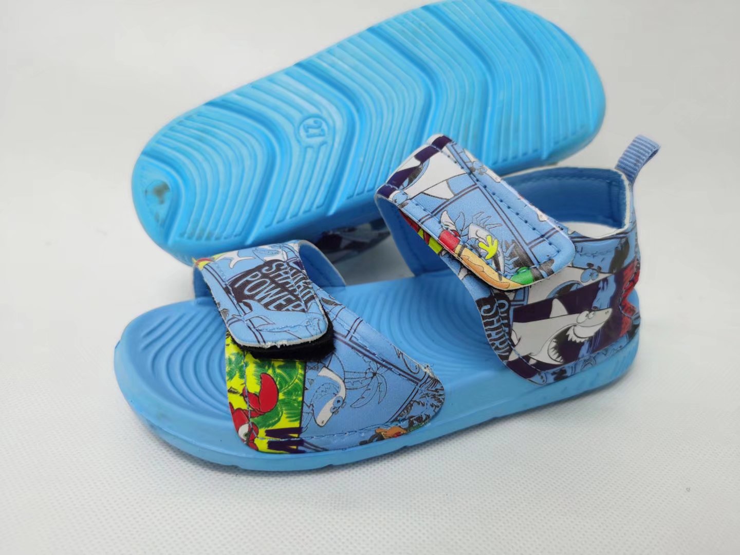 Wholesale summer EVA shark soft Children Sandal